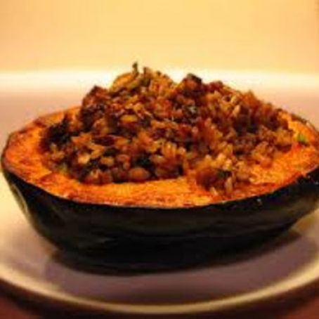 Squash Acorn , Stuffed